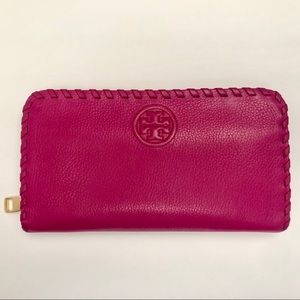 Tory Burch Pink Leather Wallet